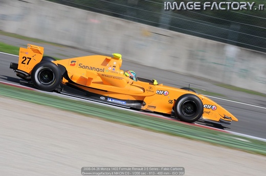 2008-04-26 Monza 1403 Formule Renault 3.5 Series - Fabio Carbone